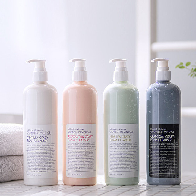 Детокс-пінка для вмивання з вином Graymelin Crazy Foam Cleanser Asta 500 мл купити в Україні 2