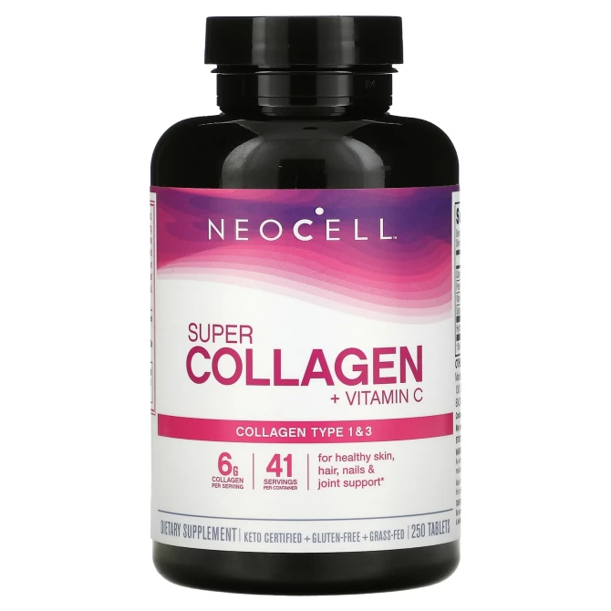 Коллаген с витамином С NeoCell Super Collagen + C 250 таблеток купить в Украине