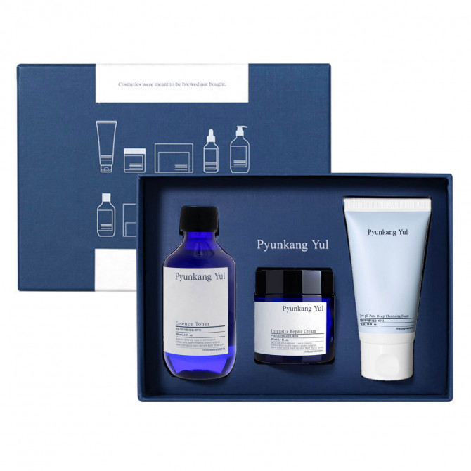 Набор базовых средств (пенка, тонер-эссенция, крем), Pyunkang yul, Skin set 20 купить в Украине Набор базовых средств (пенка, тонер-эссенция, крем), Pyunkang yul, Skin set 20 купить в Украине