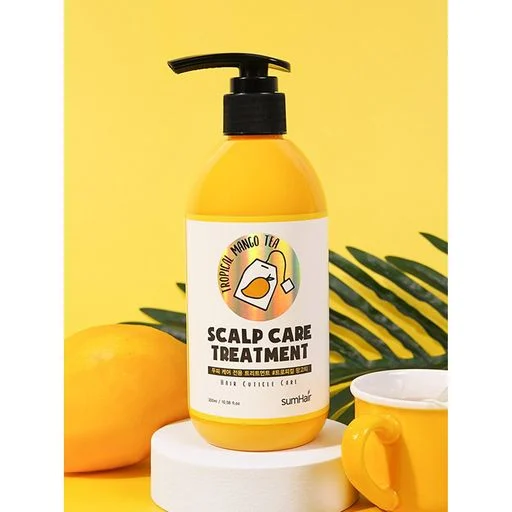 Увлажняющий кондиционер для ухода за жирной кожей головы SUMHAIR Scalp Care Treatment Tropical Mango Tea 300 мл купить в Украине 2