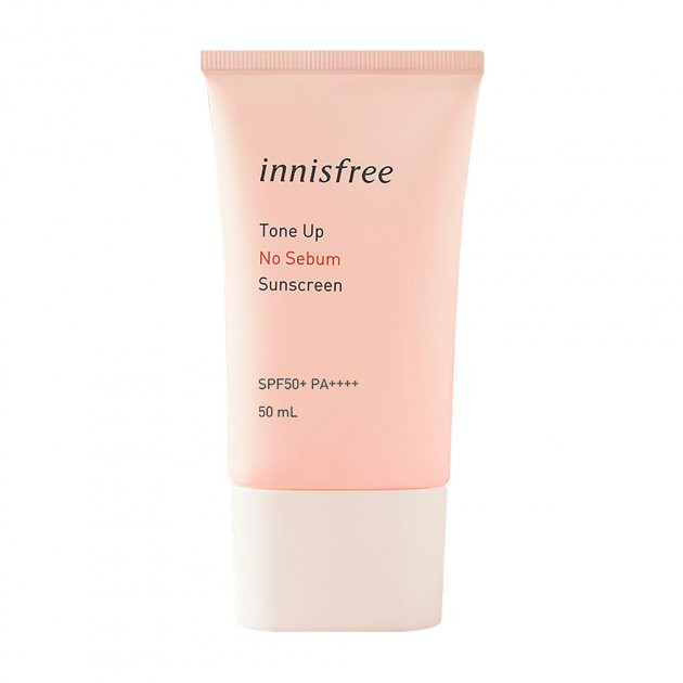 Матирующий и выравнивающий тон солнцезащитный крем, Innisfree, Tone Up No Sebum Sunscreen, SPF50 PA++++, 50 мл купить в Украине Матирующий и выравнивающий тон солнцезащитный крем, Innisfree, Tone Up No Sebum Sunscreen, SPF50 PA++++, 50 мл купить в Украине