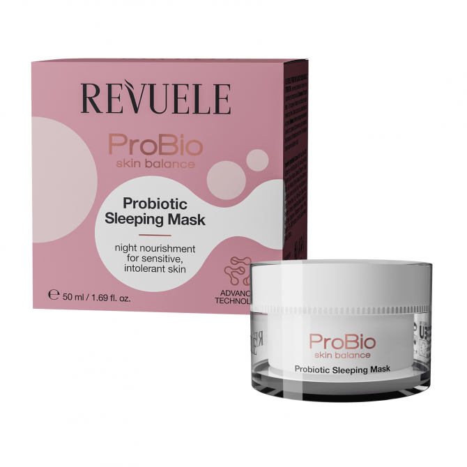 Відновлююча маска для обличчя з пробіотиками Probio Skin Balance Revuele Probiotic Sleeping Mask 50 мл купити в Україні 2
