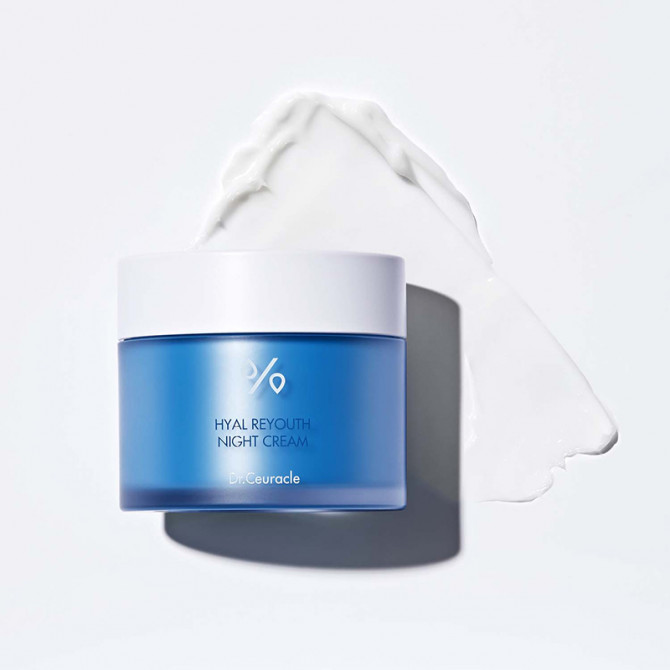 Зволожуючий нічний крем-маска з гіалуроновою кислотою Dr. Ceuracle Hyal Reyouth Night Cream 60 г купити в Україні 4