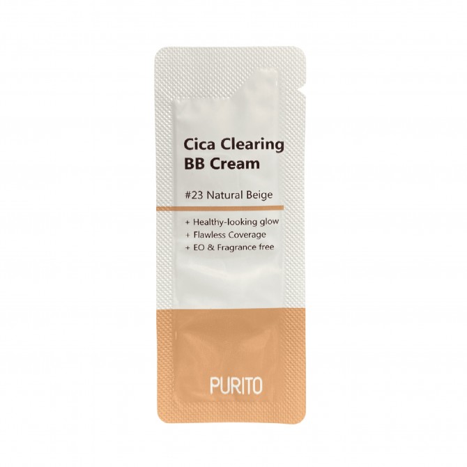 BB крем з екстрактом центелли Purito Cica Clearing BB Cream SPF38 / PA +++ # 23 1 мл купити в Україні