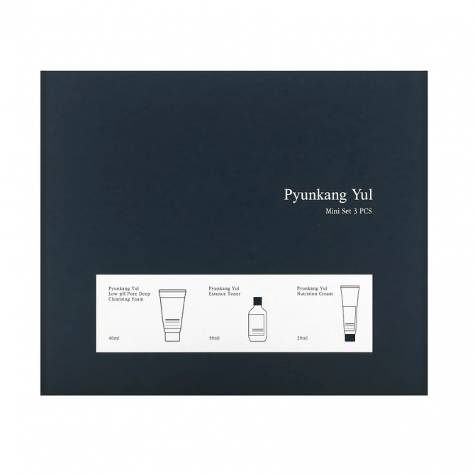 Набір мініатюр доглядових засобів для чутливої шкіри Pyunkang Yul Miniature 3 Type Set (Пінка тонер крем) купити в Україні 2
