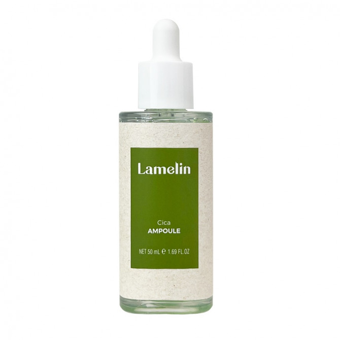 Заспокійлива сироватка з центелою Lamelin Cica Ampoule 50 мл купити в Україні