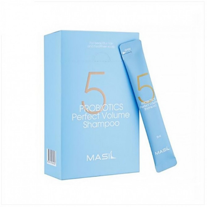 Шампунь для объема волос с пробиотиками Masil 5 Probiotics Perfect Volume Shampoo 8 мл купить в Украине 2