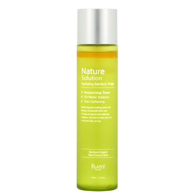 Увлажняющий тонер с экстрактом бамбука, The Plant Base, Nature Solution Hydrating Bamboo Water, 150 мл купить в Украине Увлажняющий тонер с экстрактом бамбука, The Plant Base, Nature Solution Hydrating Bamboo Water, 150 мл купить в Украине