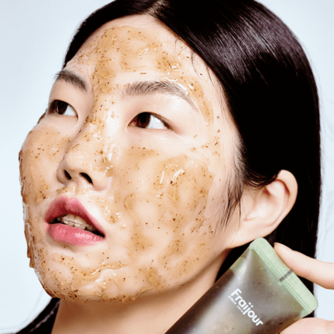 Очищаюча маска для чутливої ​​шкіри Fraijour Heartleaf Pore Melting Gel Mask 75 мл купити в Україні 4