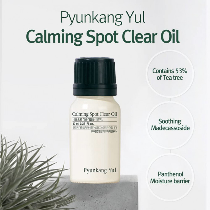 Олія з чайним деревом проти акне та запалень Pyunkang Yul Calming Spot Clear Oil 10 мл купити в Україні 3