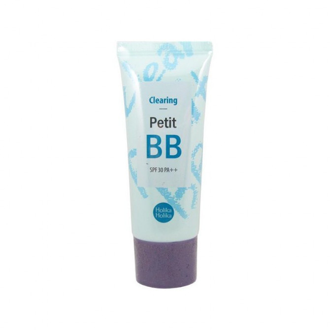 Очищающий ВВ крем, Holika Holika, Petit BB SPF30 / PA ++, Clearing, 30 мл купить в Украине Очищающий ВВ крем, Holika Holika, Petit BB SPF30 / PA ++, Clearing, 30 мл купить в Украине