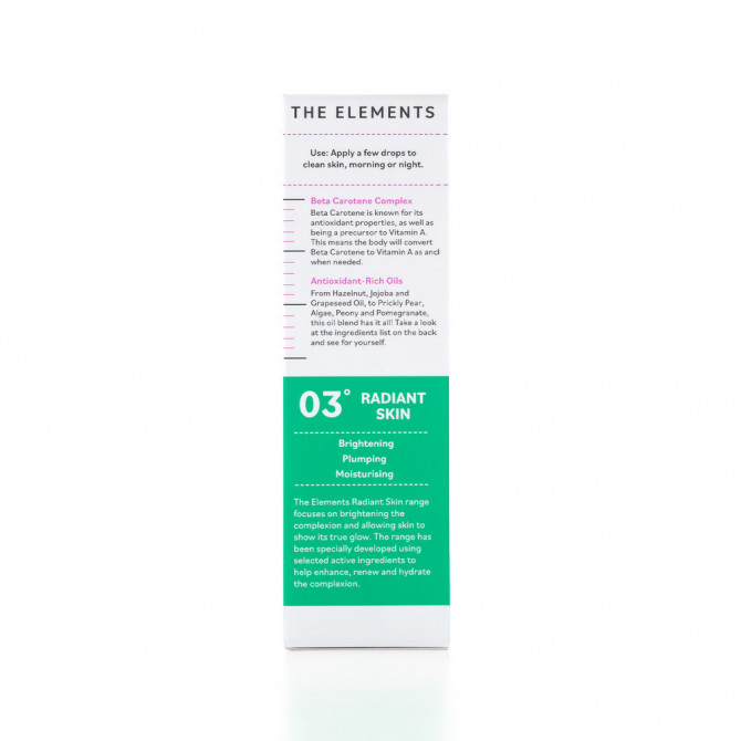 Вітамінізована олія для сяйва шкіри The Elements Vitamin Glow Facial Oil 30 мл купити в Україні 3