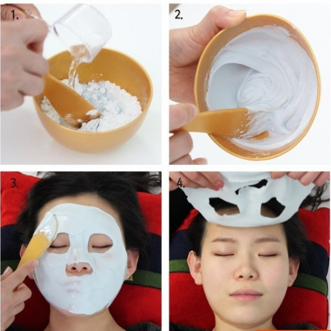 Альгінатна маска для звуження пір із деревним вугіллям Trimay Sebum Pro Pore Refining Modeling Pack 240 г купити в Україні 3