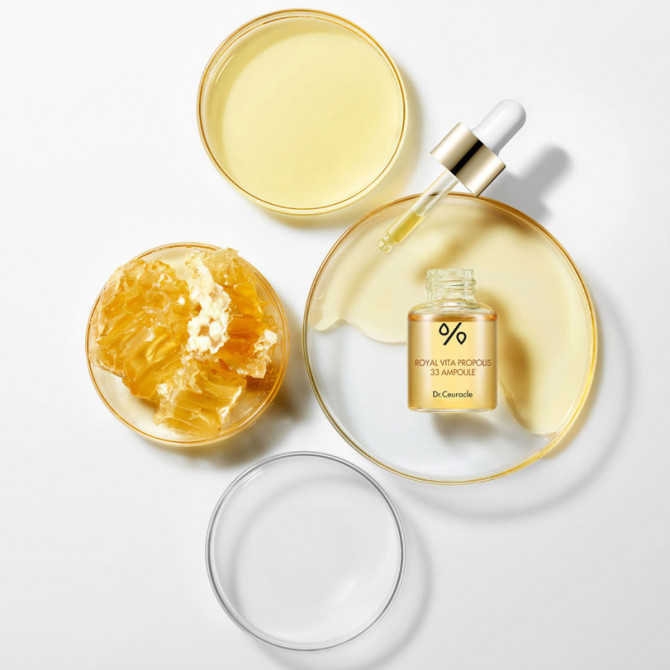 Ампульная сыворотка с экстрактом прополиса Dr. Ceuracle Royal Vita Propolis 33 Ampoule  2 мл (пробник) купить в Украине 3