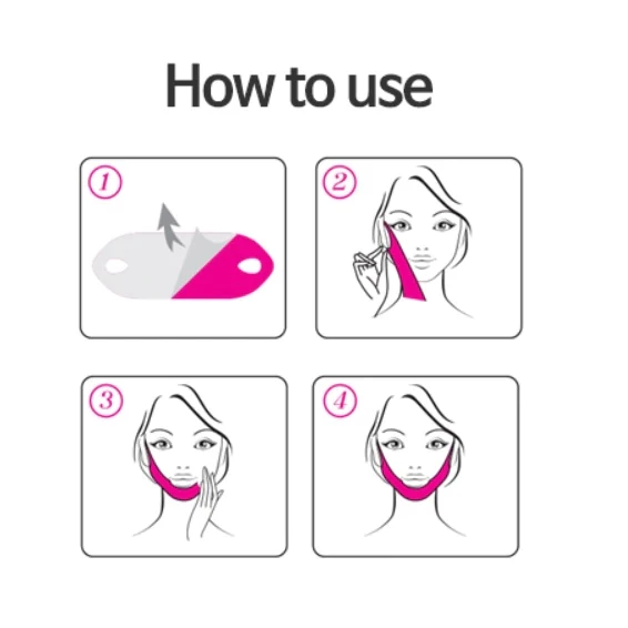 Маска-ліфтинг для підтяжки овалу обличчя PUREDERM Miracle Shape-up Mask купити в Україні 2