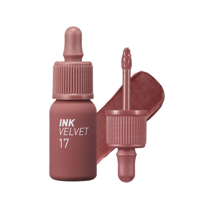 Матовий тинт для губ Peripera New Ink The Velvet #017 Rozy Nude купити в Україні