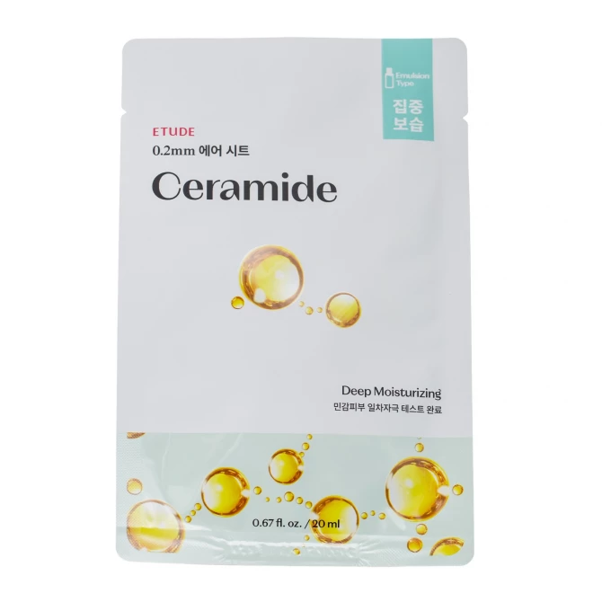 Ультратонка тканинна маска з керамідами ETUDE HOUSE Therapy Air Mask Ceramide купити в Україні