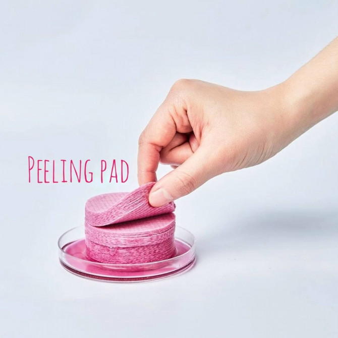 Пілінг-диски з гліколевою кислотою ESTHETIC HOUSE Toxheal Red Glyucolic Peeling Pad 100 педів купити в Україні 3