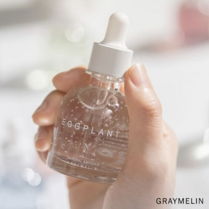 Сыворотка для сужения пор с экстрактом баклажана Graymelin Eggplant Ampoule 30 мл купить в Украине 3
