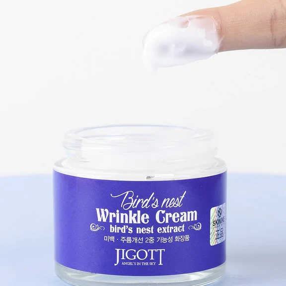 Антивіковий крем з екстрактом ласточкиного гнізда JIGOTT Bird's Nest Wrinkle Cream 70 мл купити в Україні 3