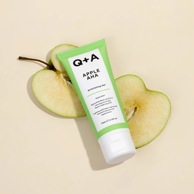 Відлущуючий гель для вмивання Q+A Apple AHA Exfoliating Gel 75 мл купити в Україні 2