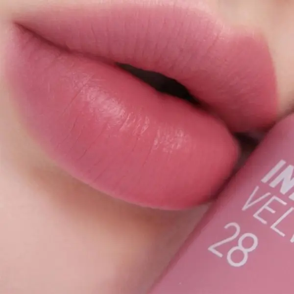 Матовый тинт для губ Peripera New Ink The Velvet #028 Mauvveful Nude купить в Украине 4