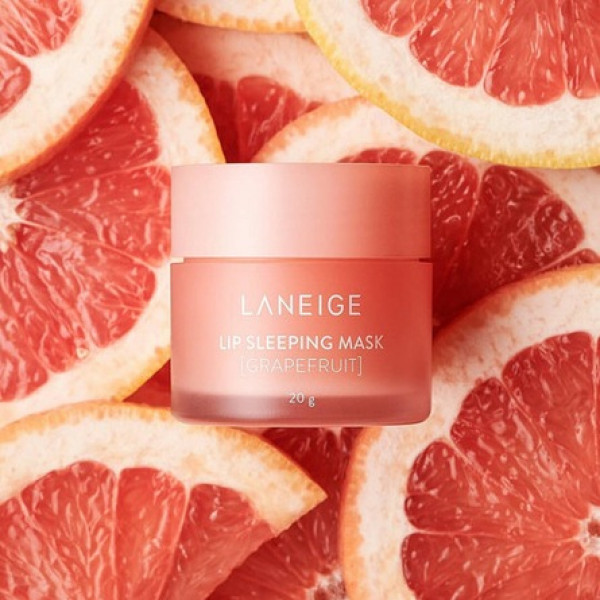 Нічна маска для губ з ароматом грейпфрута LANEIGE Lip Sleeping Mask Grapefruit 20 мл купити в Україні 2