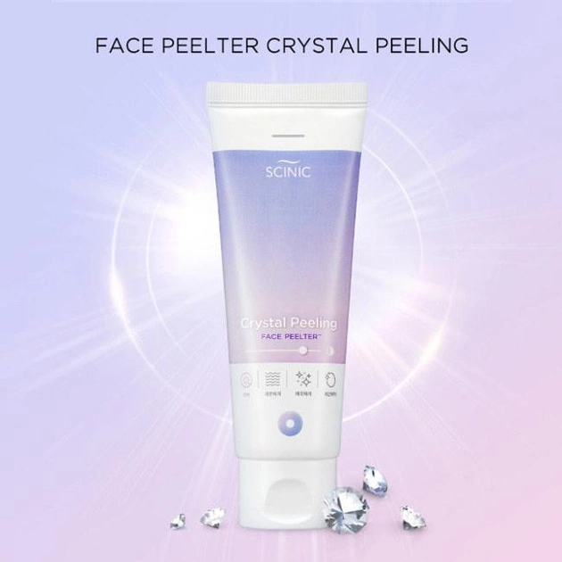 Пілінг-скатка з фруктовими кислотами Scinic Crystal Peeling Face Peelter 80 мл купити в Україні 2