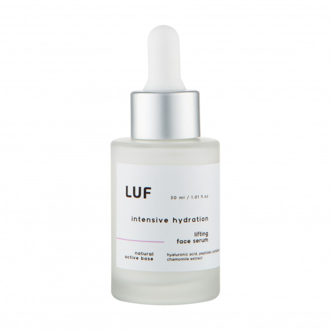 Глибоко зволожуюча сироватка з гіалуроновою кислотою LUF Intensive Hydration Lifting Face Serum 30 мл купити в Україні