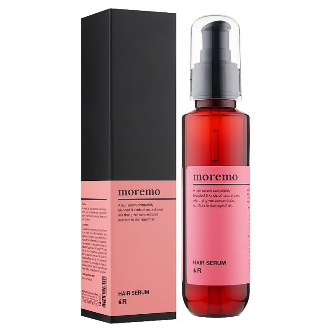 Масляная сыворотка для волос с витамином Е, MOREMO, Hair Serum R, 120 мл купить в Украине Масляная сыворотка для волос с витамином Е, MOREMO, Hair Serum R, 120 мл купить в Украине