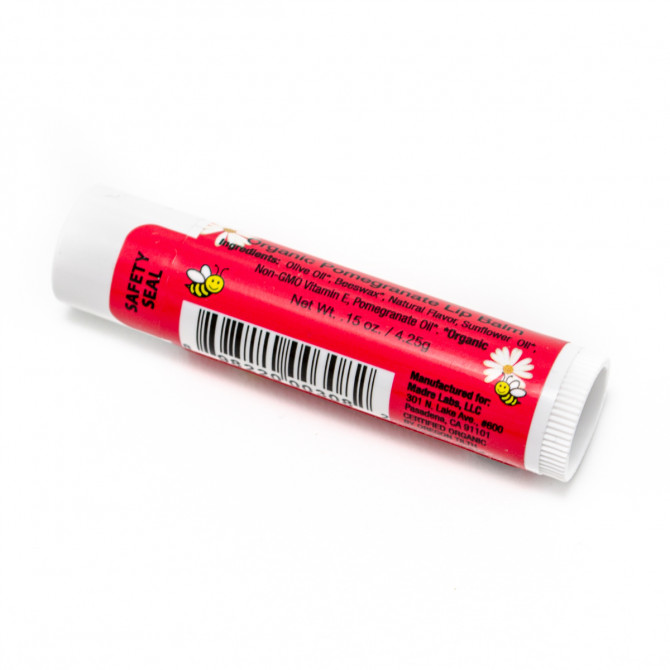 Органический бальзам для губ с гранатом Sierra Bees Organic Pomegranate Lip Balm 425 г купить в Украине 2
