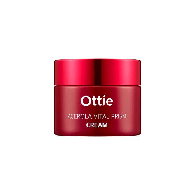 Восстанавливающий крем с экстрактом ацеролы, Ottie, Acerola Vital Prism Cream, 50 мл купить в Украине Восстанавливающий крем с экстрактом ацеролы, Ottie, Acerola Vital Prism Cream, 50 мл купить в Украине