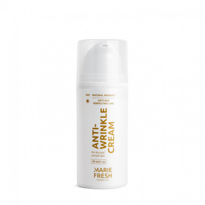 Денний крем проти зморшок для сухої та нормальної шкіри Marie Fresh Cosmetics Anti-Wrincle Cream 30 мл купити в Україні 2