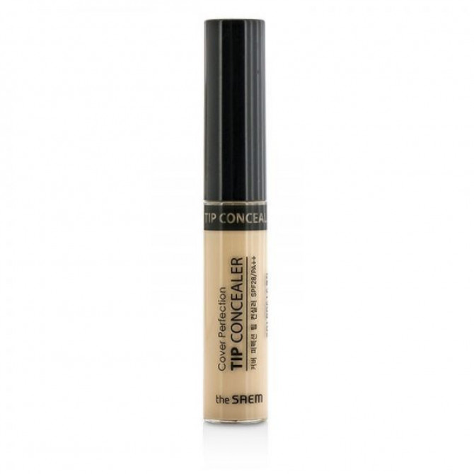 Стійкий консилер THE SAEM Cover Perfection Tip Concealer # 02 Rich Beige 65 г купити в Україні 2