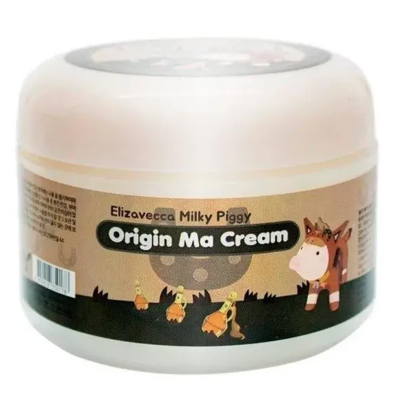 Поживний крем для обличчя з кінським жиром Elizavecca Milky Piggy Origin Ma Cream 100 мл купити в Україні