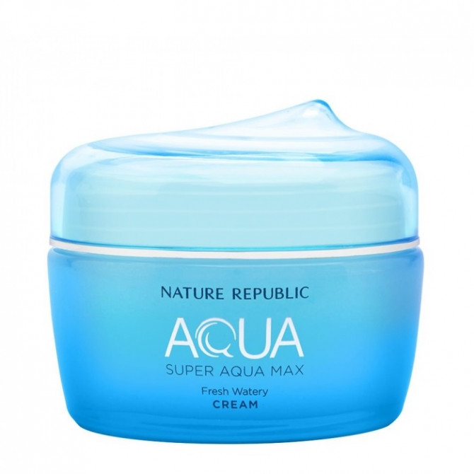 Увлажняющий крем для жирной кожи Nature Republic Super Aqua Max Fresh Watery Cream 80 мл купить в Украине