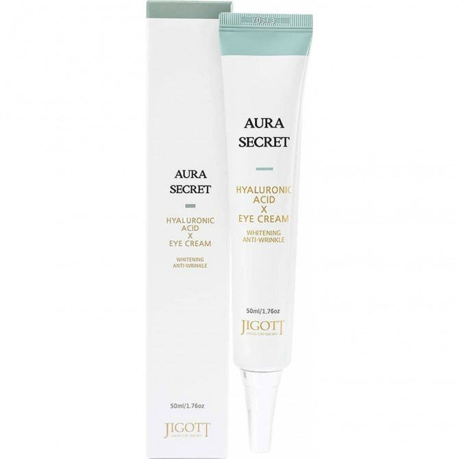 Увлажняющий крем для век с гиалуроновой кислотой JIGOTT Aura Secret Hyaluronic Acid Eye Cream 50 мл купить в Украине