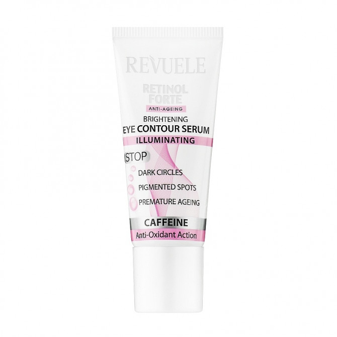 Сироватка з ретинолом для шкіри навколо очей Revuele Retinol Forte Brightening Eye Contour Serum 25 мл купити в Україні 2