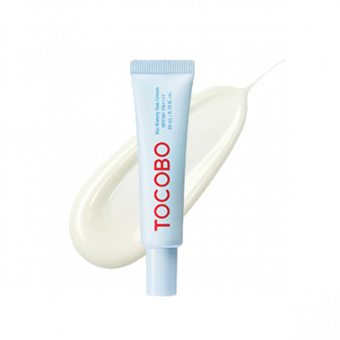Легкий сонцезахисний крем для обличчя TOCOBO Bio Watery Sun Cream - SPF50+ PA++++ 10 мл купити в Україні 2