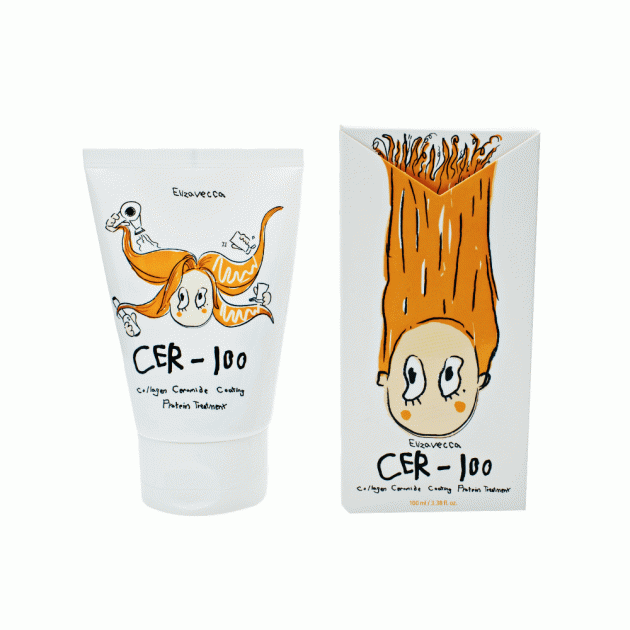 Восстанавливающая маска для волос с коллагеном, Elizavecca, Milky Piggy Collagen Ceramide Coating Protein Treatment, 100 мл купить в Украине Восстанавливающая маска для волос с коллагеном, Elizavecca, Milky Piggy Collagen Ceramide Coating Protein Treatment, 100 мл купить в Украине