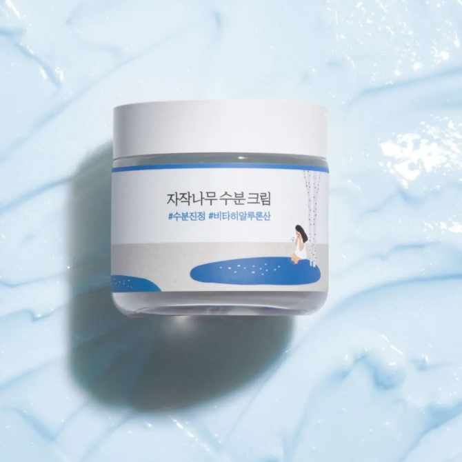 Зволожуючий крем з березовим соком та гіалуроновою кислотою ROUND LAB Birch Juice Moisturizing Cream 80 мл купити в Україні 3