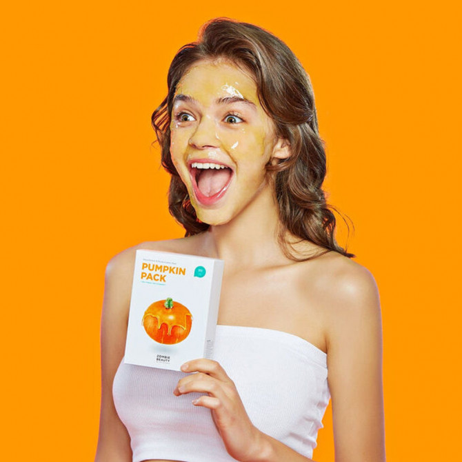 Омолоджувальна маска з гарбузовим екстрактом ZOMBIE BEAUTY Pumpkin Pack 4 г купити в Україні 3