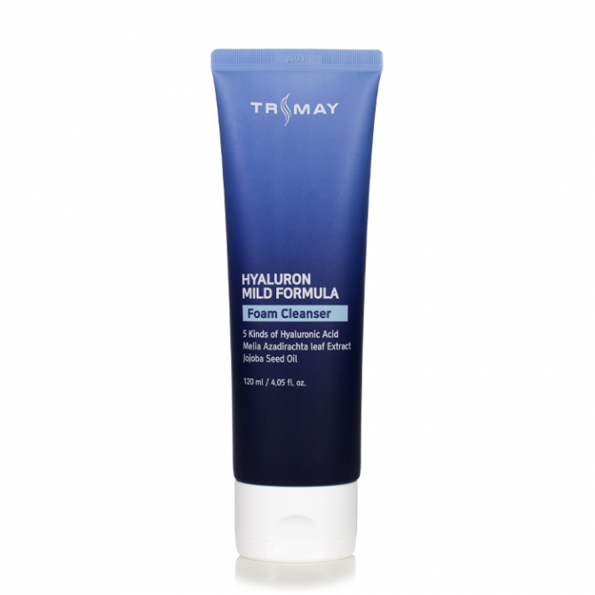 Мягкая пенка с гиалуроновой кислотой, Trimay, Hyaluron Mild Formula Foam Cleanser, 120 мл купить в Украине Мягкая пенка с гиалуроновой кислотой, Trimay, Hyaluron Mild Formula Foam Cleanser, 120 мл купить в Украине