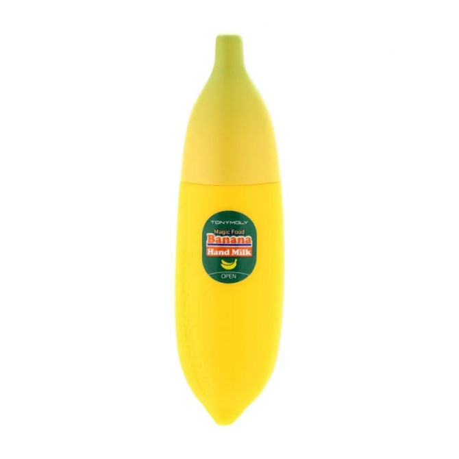 Крем-молочко для рук с экстрактом банана, TONYMOLY, Magic Food Banana Hand Milk, 45 мл купить в Украине Крем-молочко для рук с экстрактом банана, TONYMOLY, Magic Food Banana Hand Milk, 45 мл купить в Украине