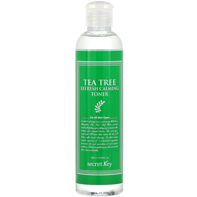 Тонер с экстрактом чайного дерева, для жирной и проблемной кожи, Secret Key, Tea Tree Represh Calming Toner, 248 мл купить в Украине Тонер с экстрактом чайного дерева, для жирной и проблемной кожи, Secret Key, Tea Tree Represh Calming Toner, 248 мл купить в Украине