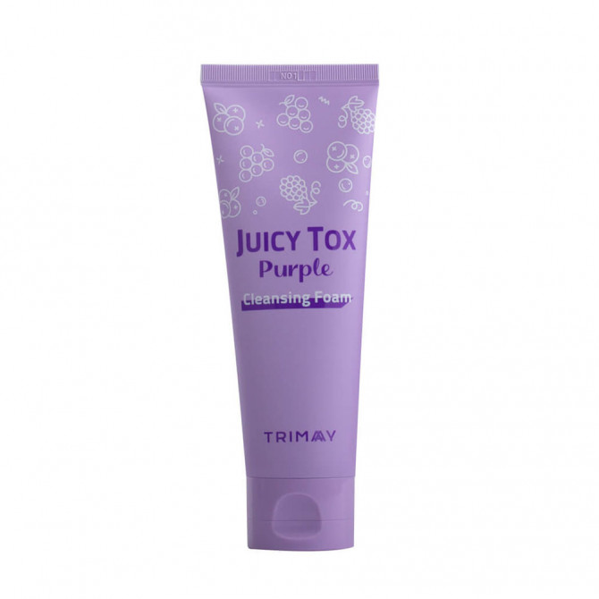 Очищающая пенка с экстрактом черники, TRIMAY, Juicy Tox Purple Cleansing Foam, 120 мл купить в Украине Очищающая пенка с экстрактом черники, TRIMAY, Juicy Tox Purple Cleansing Foam, 120 мл купить в Украине
