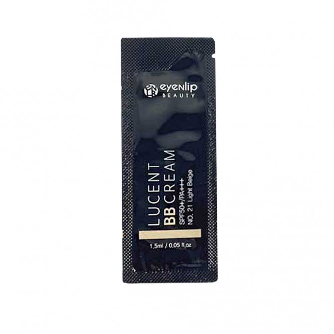 Увлажняющий BB крем для идеального тона EYENLIP Lucent BB Cream SPF50+/PA+++ No 21 Light Beige 1.5 мл (пробник) купить в Украине