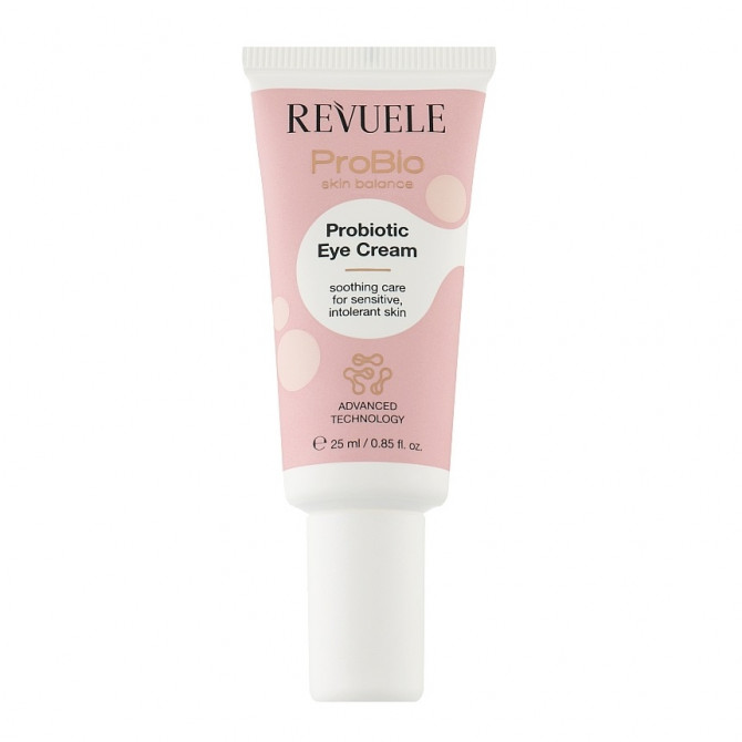 Відновлюючий крем для повік із пробіотиками Revuele Probio Skin Balance Probiotic Eye Cream 25 мл купити в Україні