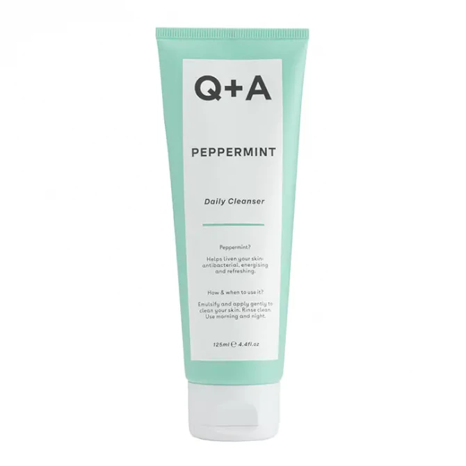 Гель для умывания с мятой Q+A Peppermint Daily Cleanser 125 мл купить в Украине