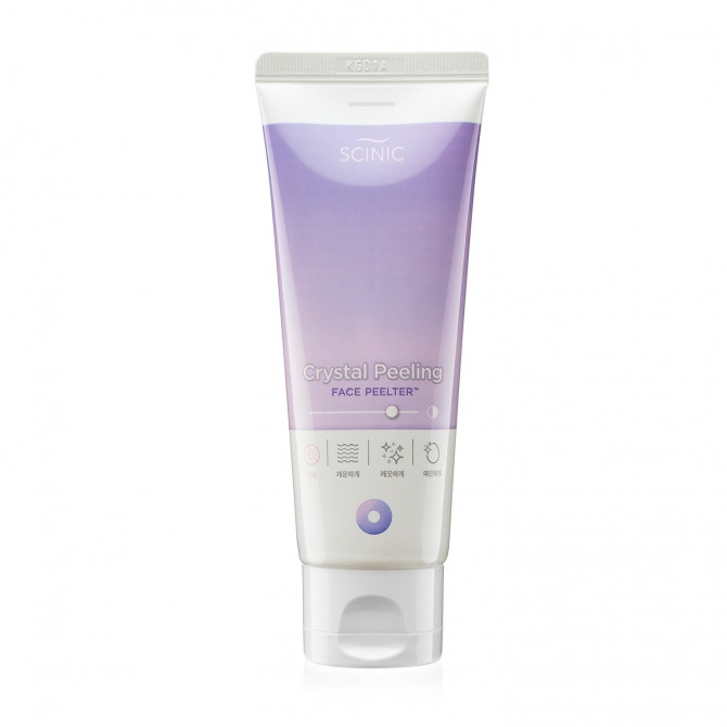 Пілінг-скатка з фруктовими кислотами Scinic Crystal Peeling Face Peelter 80 мл купити в Україні